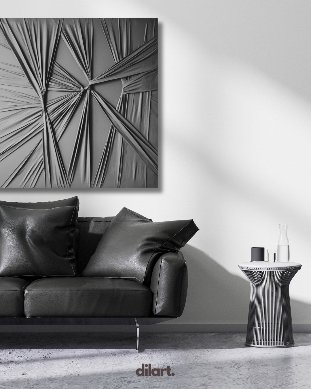 Bond Gray Kumaş Tablo 100x100