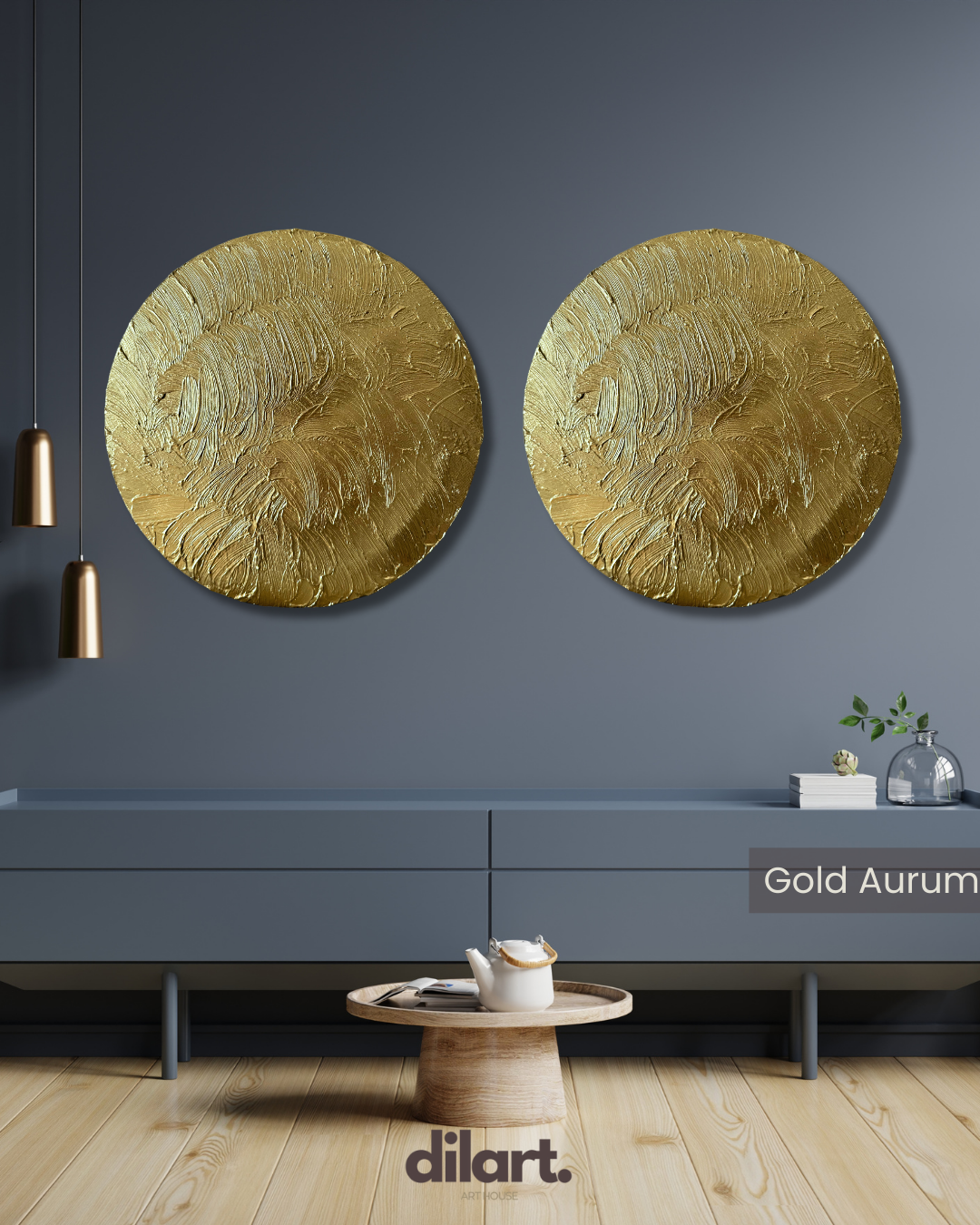 Aurum Texture Art Tablo