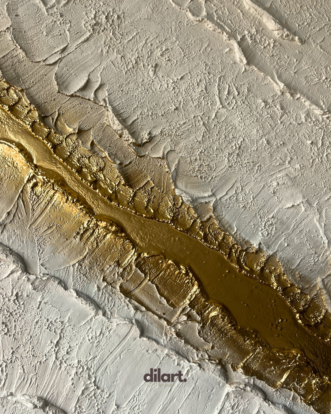 Gold River Texture Tablo 70x100 cm