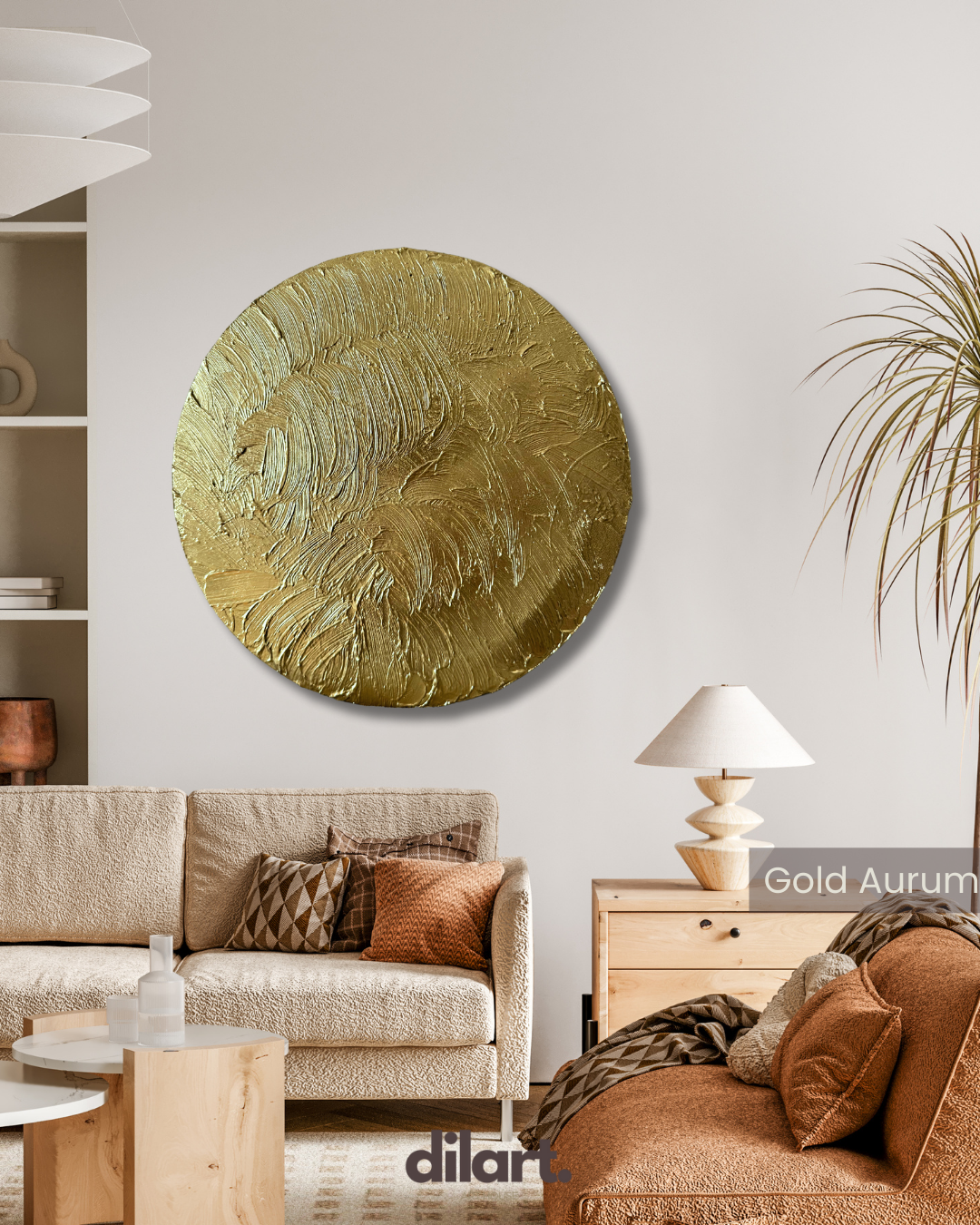 Aurum Texture Art Tablo