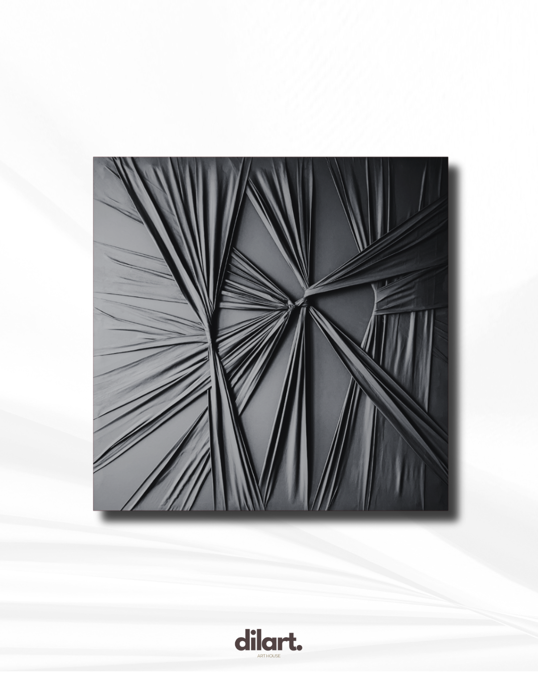 Bond Black Kumaş Tablo 100x100