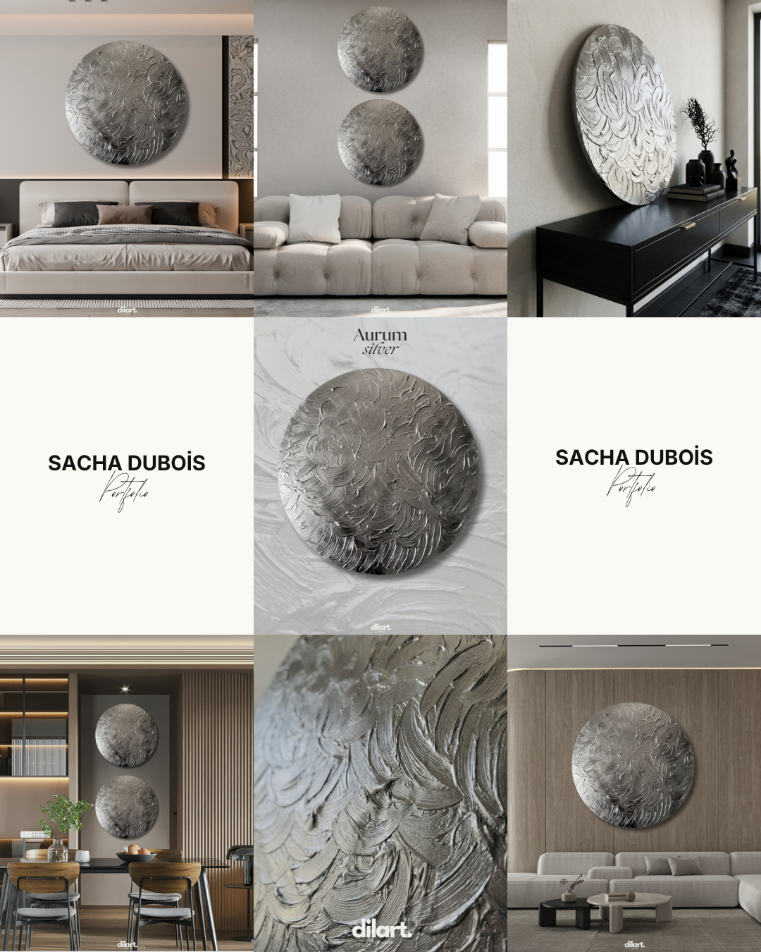 Aurum Silver Dokulu Tablo