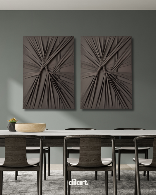 Kahverenigi Bond 2'li Kumaş Tablo