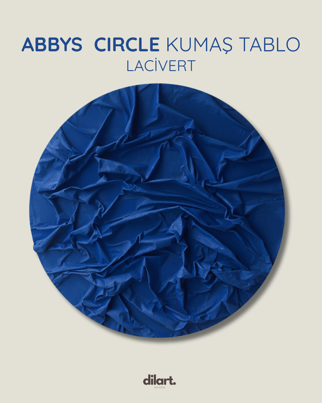 Abbys Circle Kumaş Tablo Serisi
