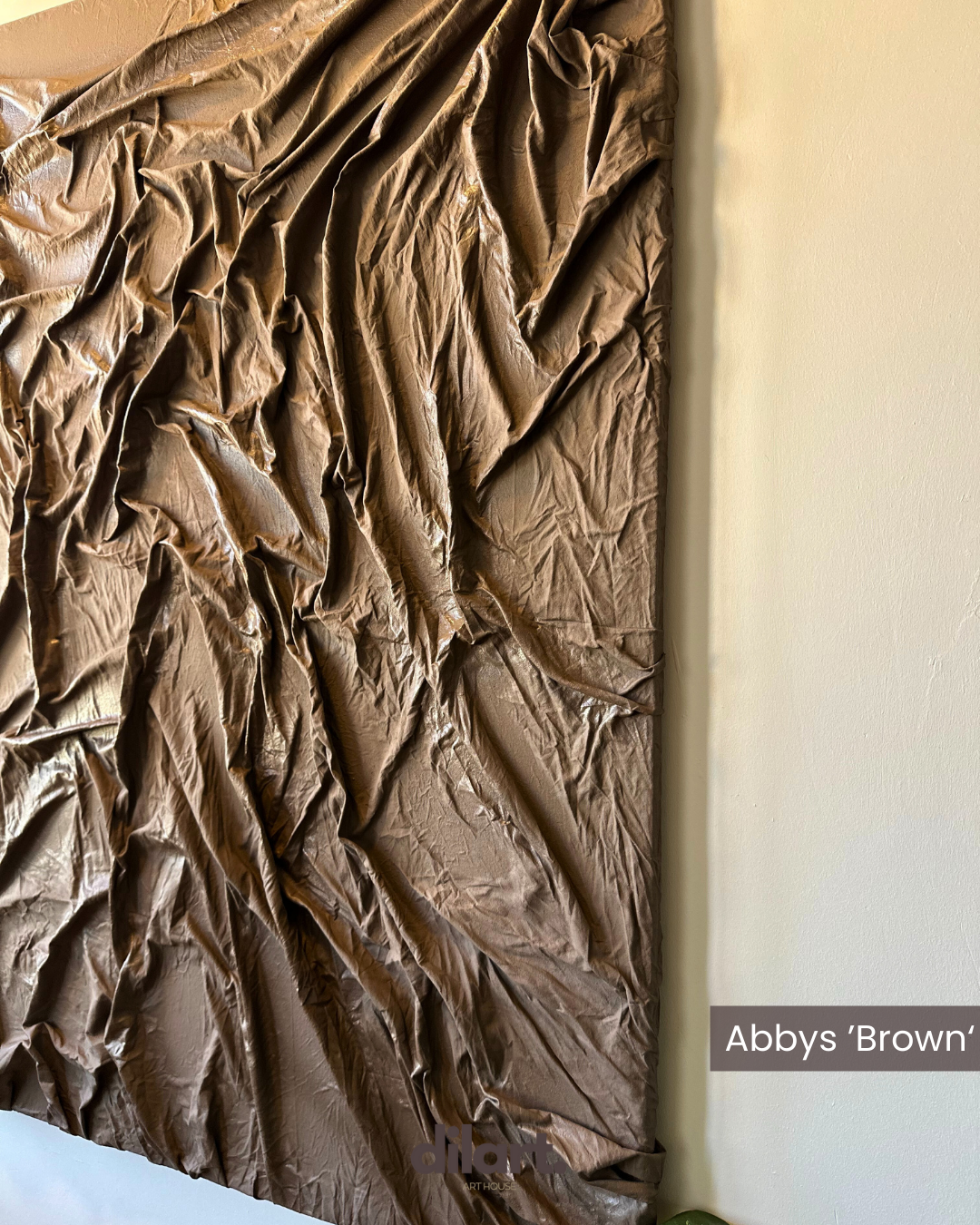 Abbys ''Brown'' Kumaş Tablo