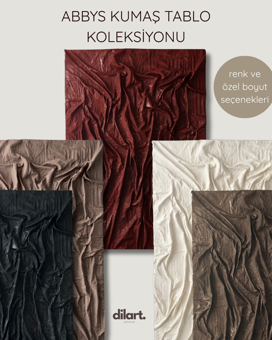 Abbys Kumaş Tablo Serisi