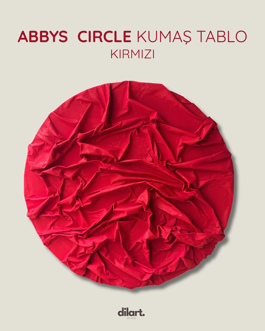 Abbys Circle Kumaş Tablo Serisi