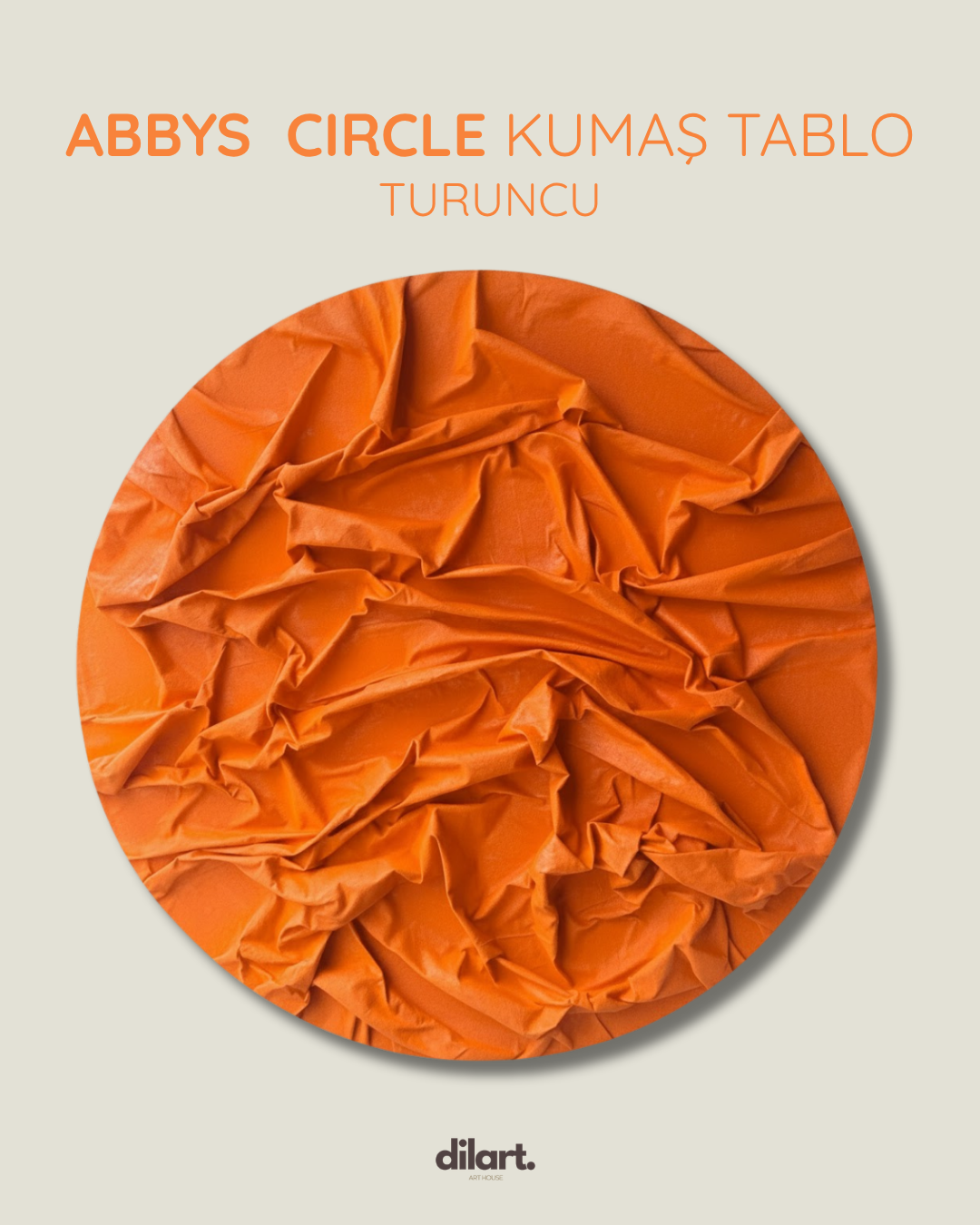 Abbys Circle Kumaş Tablo Serisi