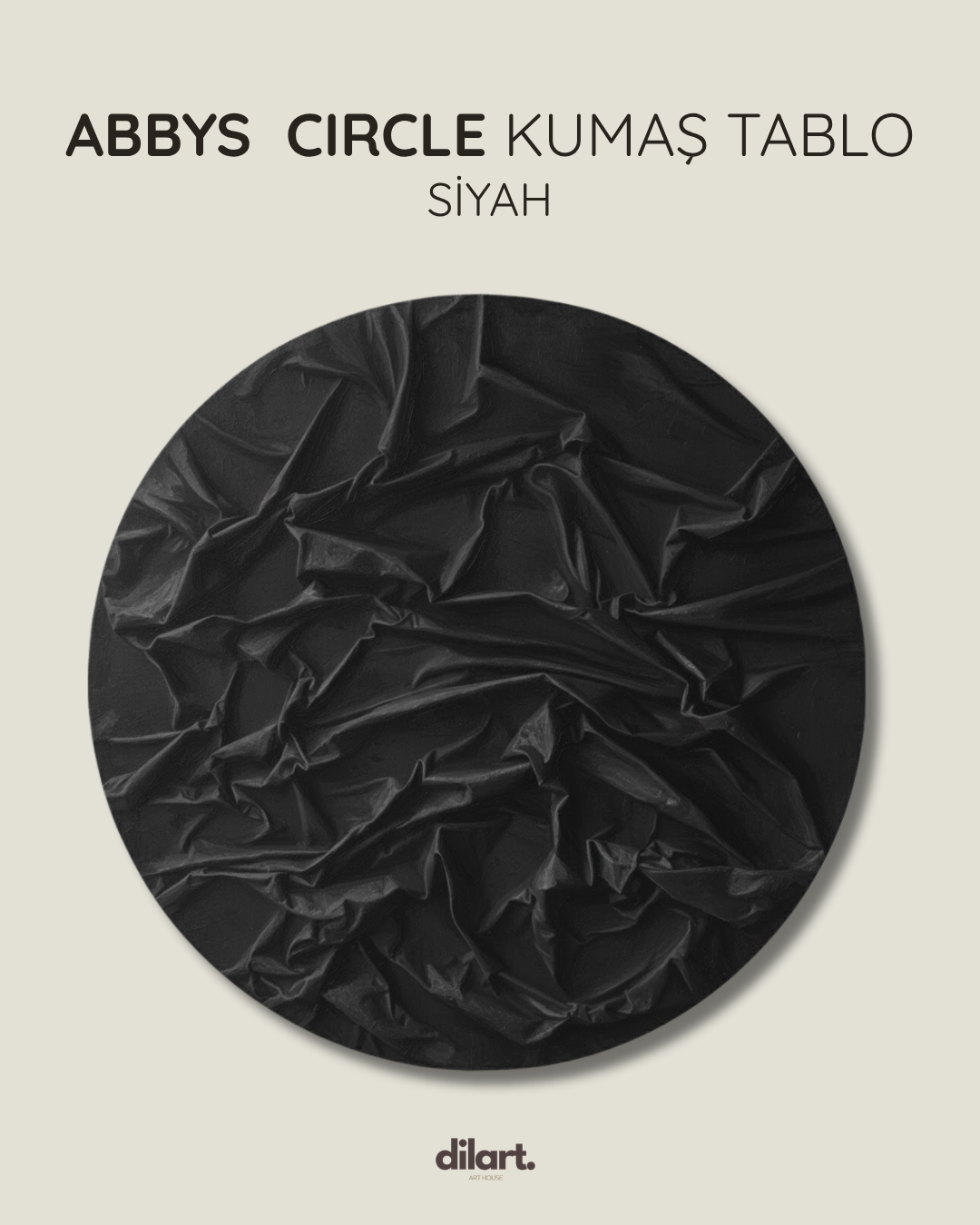 Abbys Circle Kumaş Tablo Serisi
