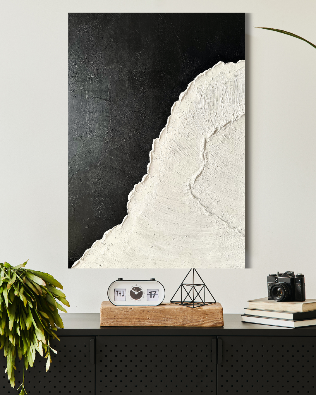 ''Midnight Tide'' Texture Tablo 70x100 cm