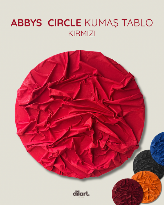 Abbys Circle Kumaş Tablo Serisi