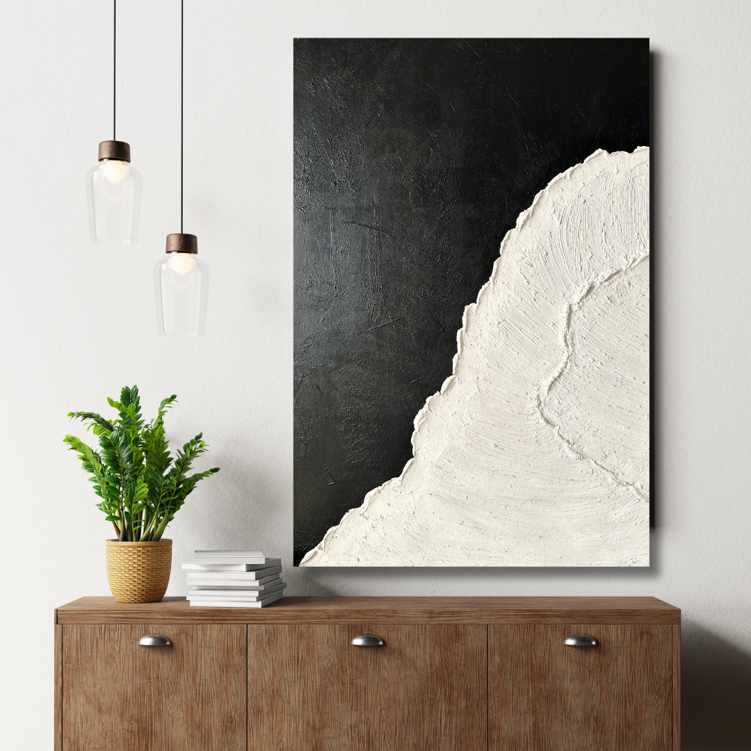 ''Midnight Tide'' Texture Tablo 70x100 cm