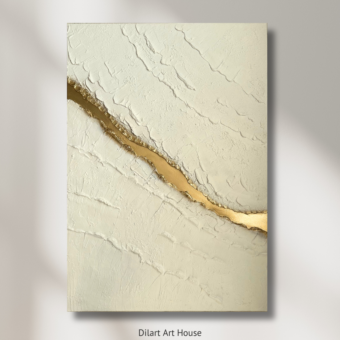 Gold River Texture Tablo 70x100 cm